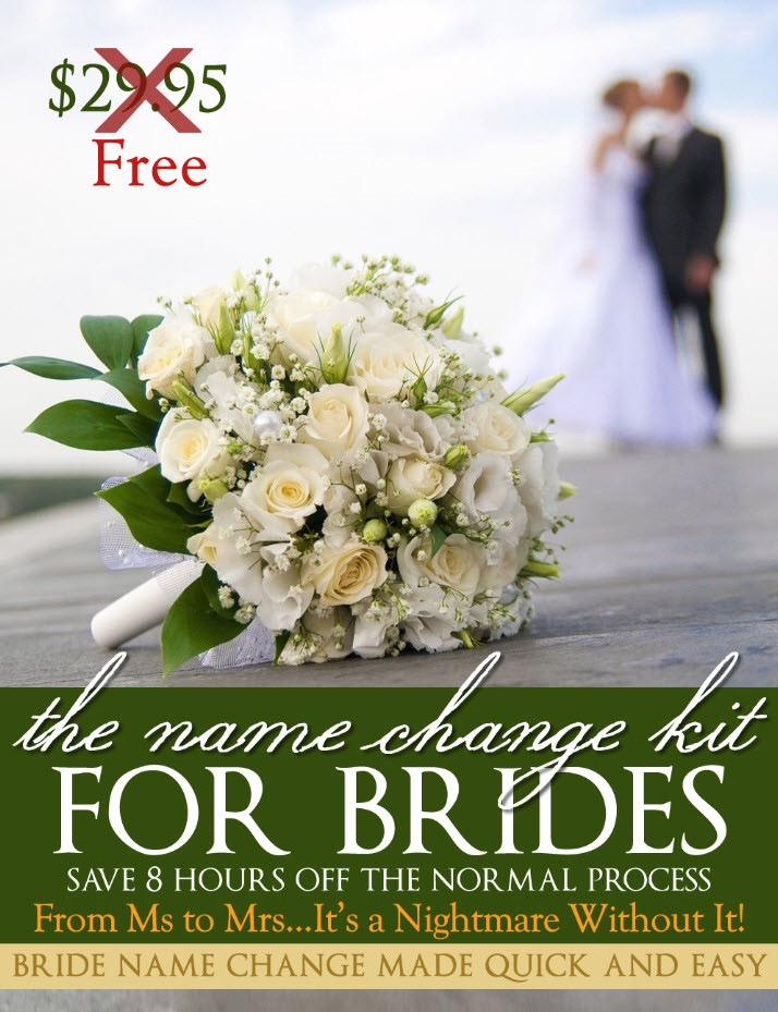 Free Name Change Kit - Orlando Wedding Officiant